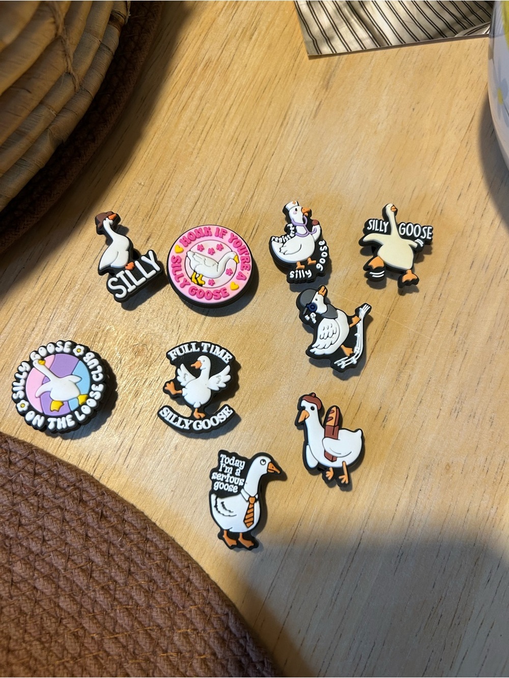 Goose croc jibbitz (charms)
